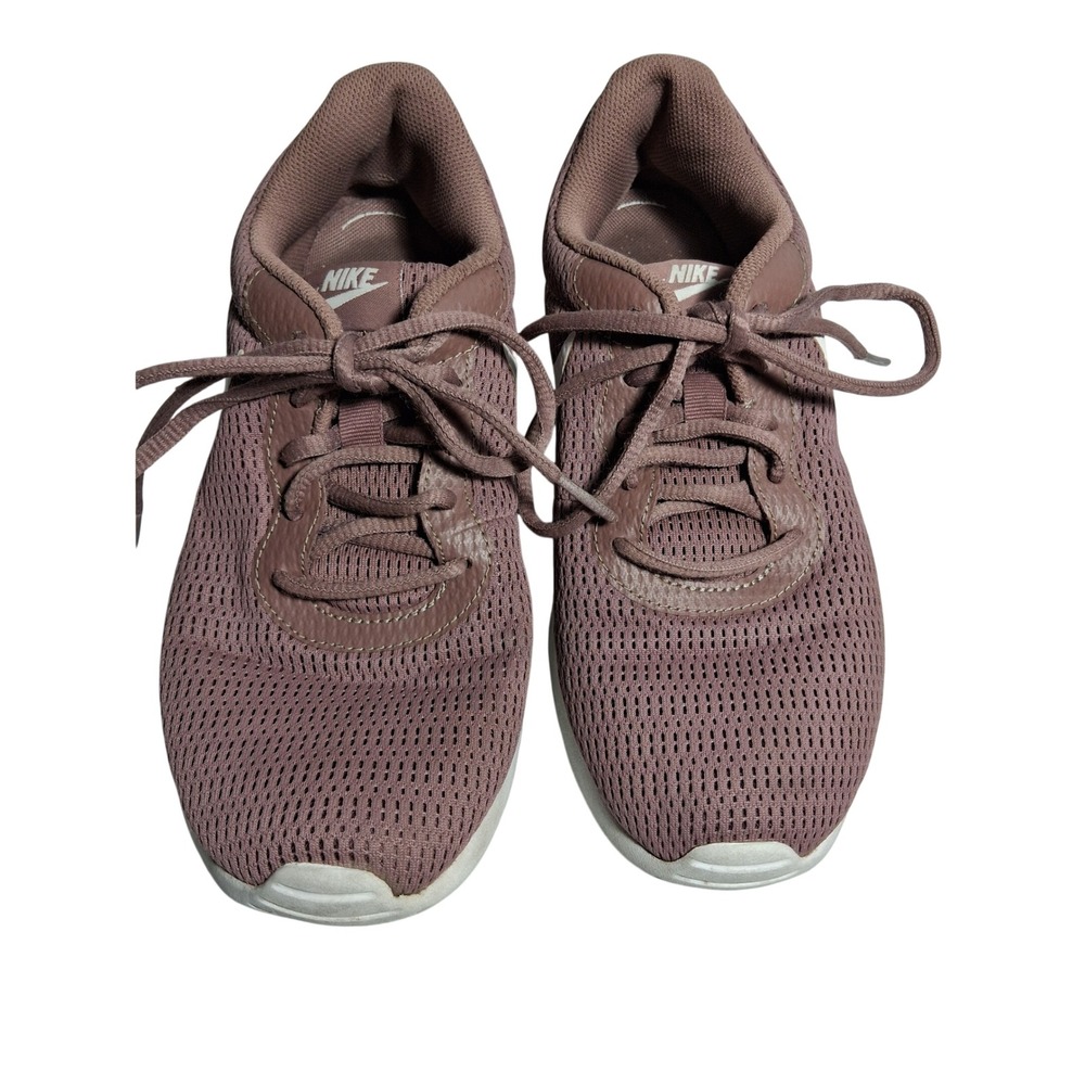 Nike Tanjun Mauve Pink Mesh Running Shoes Womens 7.5 812655-203‎